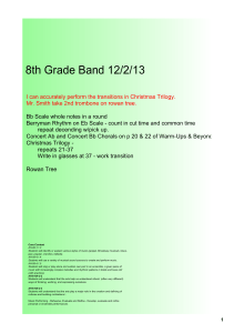 8th Grade Band 12/2/13