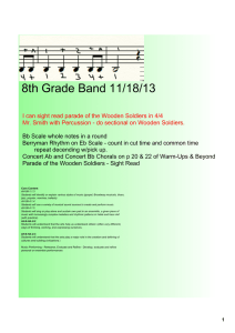 8th Grade Band 11/18/13
