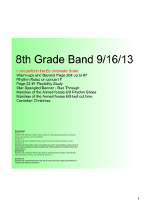 8th Grade Band 9/16/13