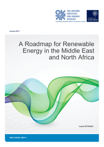 A Roadmap for Renewable Energy in the Middle East and North Africa