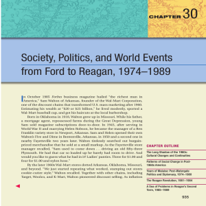 30 Society, Politics, and World Events from Ford to Reagan, 1974–1989 I