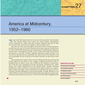 27 America at Midcentury, 1952–1960 “I