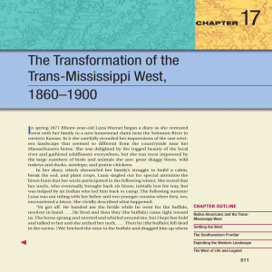 17 The Transformation of the Trans-Mississippi West, 1860–1900