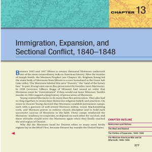 13 Immigration, Expansion, and Sectional Conflict, 1840–1848 B