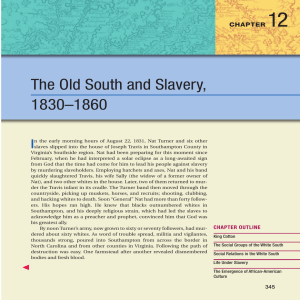 12 The Old South and Slavery, 1830–1860 I