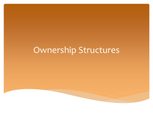 Ownership Structures