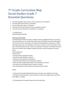 7 Grade Curriculum Map Social Studies Grade 7 Essential Questions-