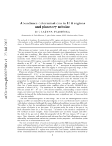 Abundance determinations in H ii regions and planetary nebulae