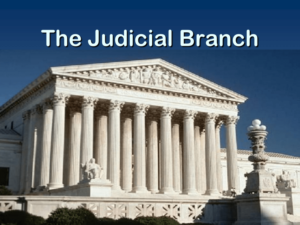 visual representation of judicial branch