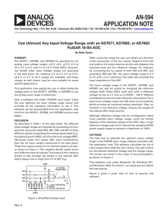 AN-594 APPLICATION NOTE PulSAR 16-Bit ADC