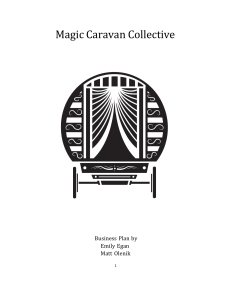 Magic	Caravan	Collective Business	Plan	by Emily	Egan