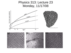 Physics 313: Lecture 23 Monday, 11/17/08