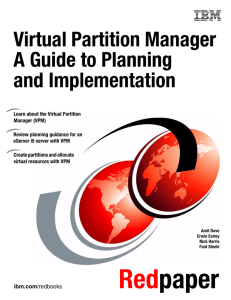 Virtual Partition Manager ger A Guide to Planning lanning