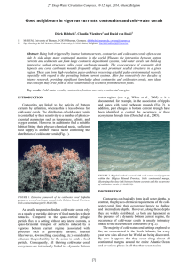 Good neighbours in vigorous currents: contourites and cold-water corals 2