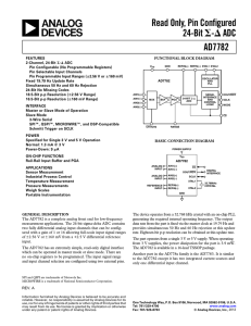 a Read Only, Pin Configured 24-Bit AD7782