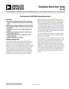 Evaluation Board User Guide UG-356