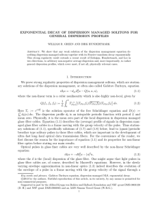 EXPONENTIAL DECAY OF DISPERSION MANAGED SOLITONS FOR GENERAL DISPERSION PROFILES