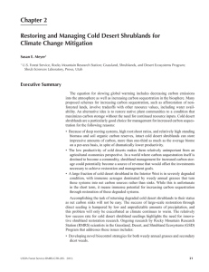 Chapter 2 Restoring and Managing Cold Desert Shrublands for Climate Change Mitigation