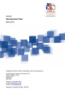 New Business Pack UKHCA March 2014