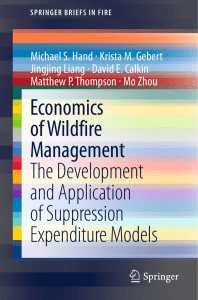 Economics of Wildfire Management The Development