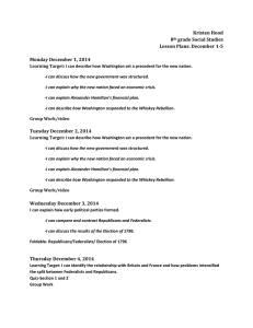 Kristen Hood 8 grade Social Studies Lesson Plans: December 1-5