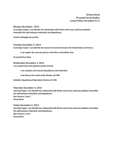 Kristen Hood 8 grade Social Studies Lesson Plans: December 8-12