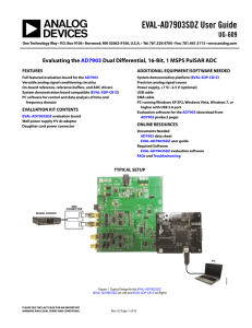 EVAL-AD7903SDZ User Guide UG-609