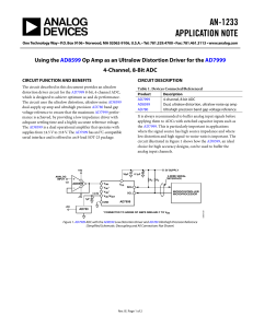 AN-1233 APPLICATION NOTE