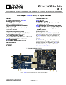 AD9284-250EBZ User Guide UG-178