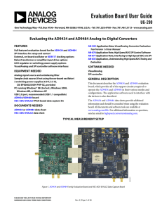 Evaluation Board User Guide UG-290