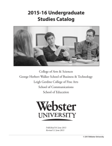 2015-16 Undergraduate Studies Catalog