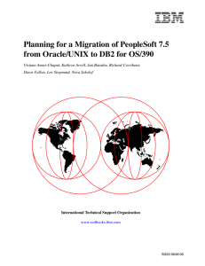 Planning for a Migration of PeopleSoft 7.5