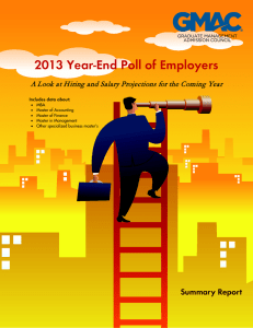 2013 Year-End Poll of Employers
