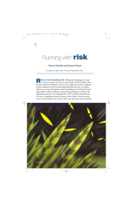 risk R Running with Kevin S. Buehler and Gunnar Pritsch