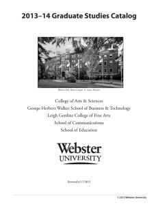 2013–14 Graduate Studies Catalog