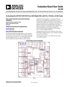 Evaluation Board User Guide UG-040