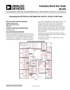 Evaluation Board User Guide UG-045