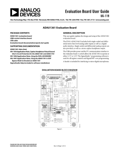 Evaluation Board User Guide UG-119