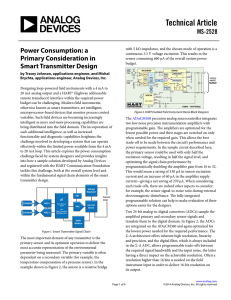 Technical Article Power Consumption: a MS-2528