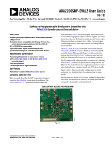 ADA2200SDP-EVALZ User Guide UG-787