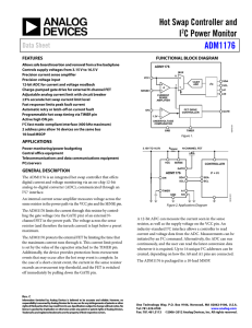 Hot Swap Controller and I C Power Monitor ADM1176