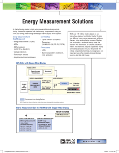Energy Measurement Solutions