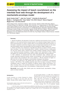 Assessing the impact of beach nourishment on the mechanistic-envelope model