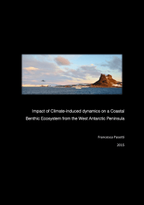 Impact of Climate-induced dynamics on a Coastal  Francesca Pasotti