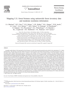 Mapping U.S. forest biomass using nationwide forest inventory data