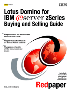 Lotus Domino for IBM BM E