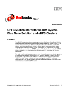 Red books GPFS Multicluster with the IBM System