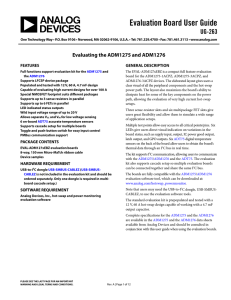 Evaluation Board User Guide UG-263