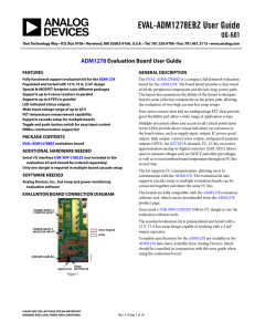 EVAL-ADM1278EBZ User Guide UG-601