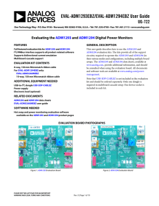 EVAL-ADM1293EBZ/EVAL-ADM1294EBZ User Guide UG-722